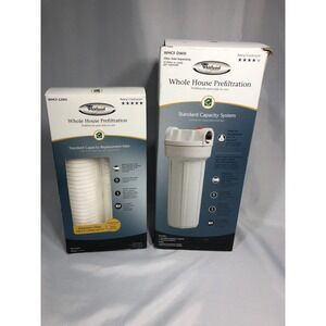 WHIRLPOOL WHOLE HOUSE WATER PREFILTRATION WHCF-DWH WITH 2 FILTERS. NEW